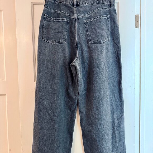 NWOT Old Navy Drapey High-Waisted Baggy Wide-Leg Jeans 16 - Picture 3 of 6